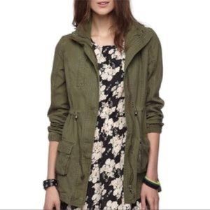 Cotton On Hooded Utility Jacket Coat Size M